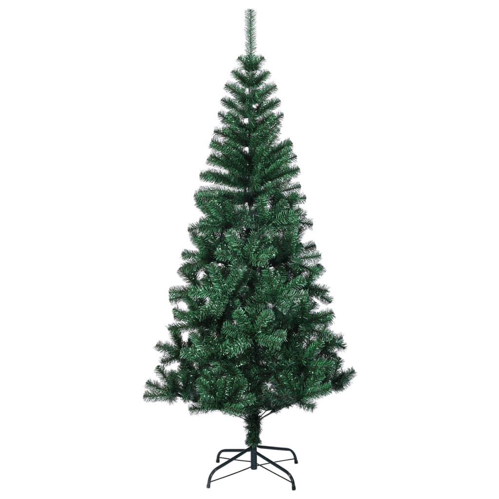 Sapin de Noël | Arbre de Noël artificiel pointes iridescentes Vert 150 cm PVC Maison Chic - Image 1