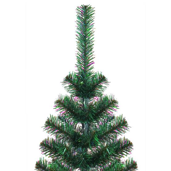Sapin de Noël | Arbre de Noël artificiel pointes iridescentes Vert 150 cm PVC Maison Chic - Image 3