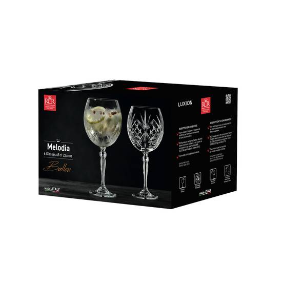 Boîte de 6 verres à pied cocktail Mélodia 65 cl - Image 3
