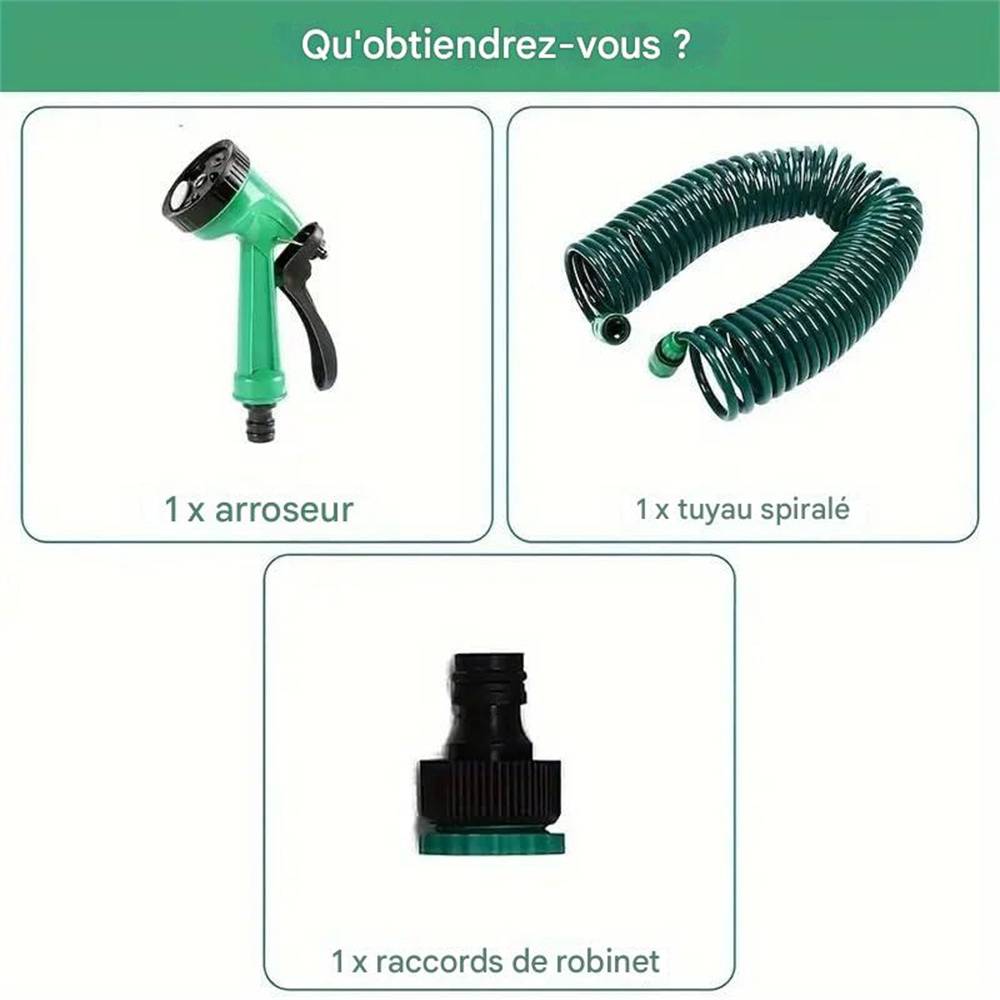 Tuyau d'arrosage de 15 m DtopbuyAge - Image 4