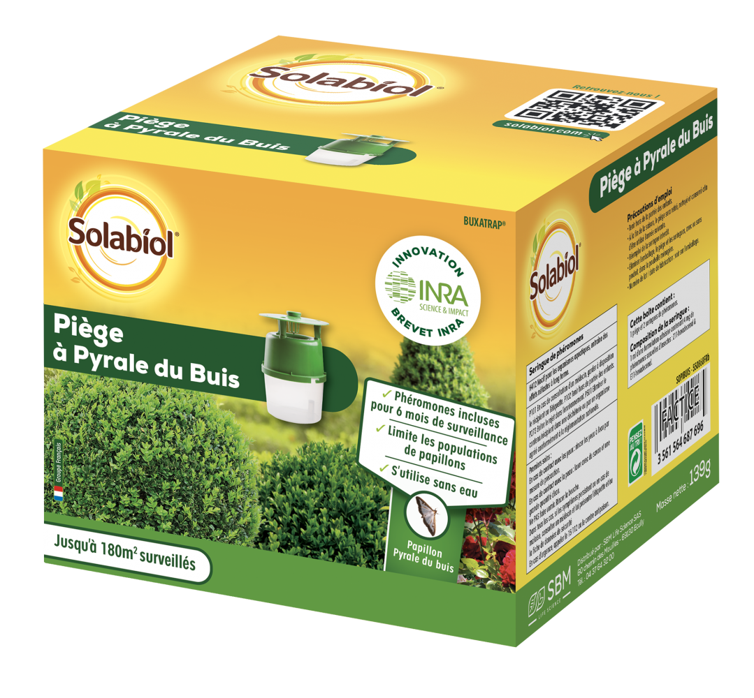 Solabiol - Traitement des insectes SOLABIOL, 1 piège + 2 seringues SOLABIOL - Imagen 1