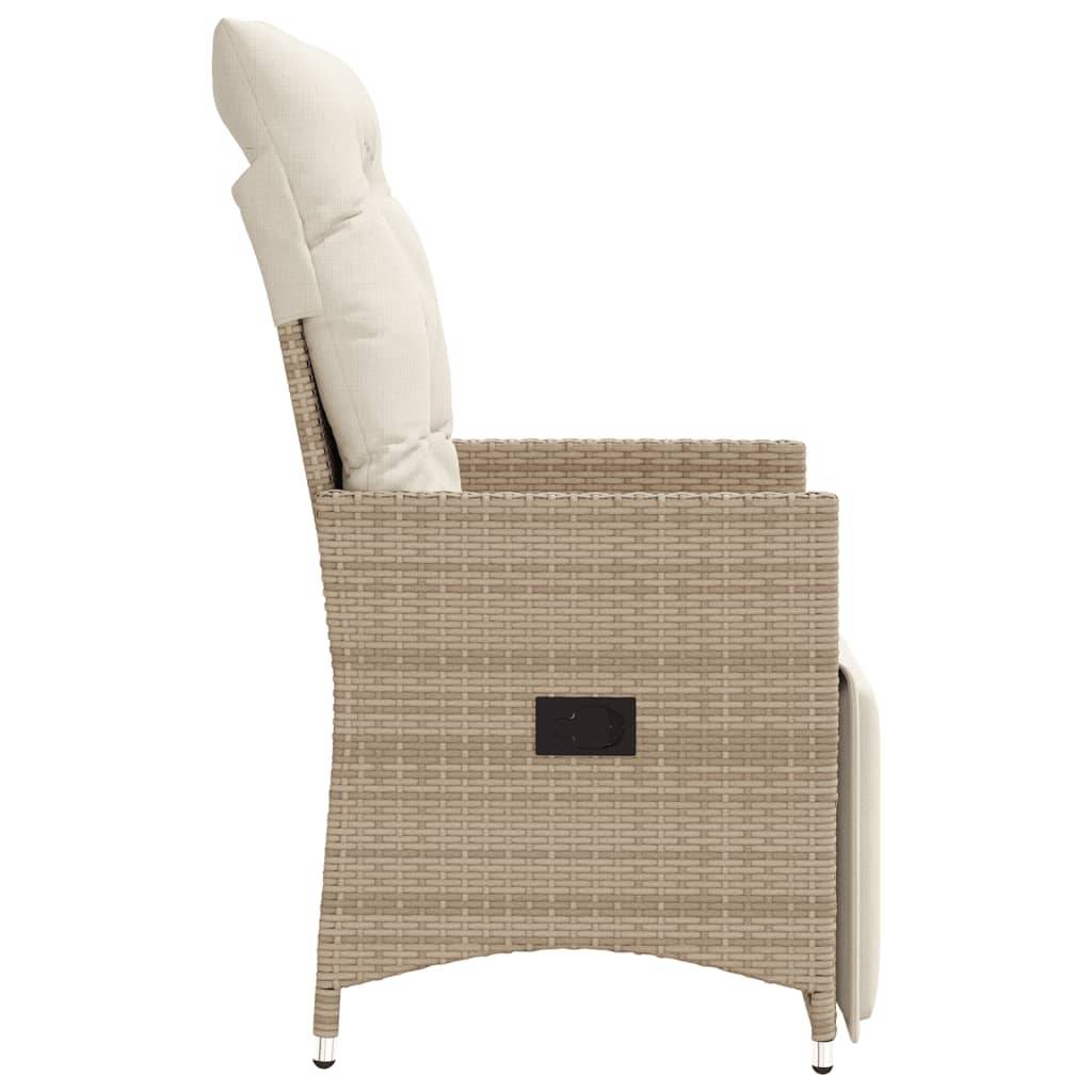 Prolenta Premium - Chaises de jardin rotin beige  56 x 59 x 92 cm  - Prolenta premium p3146.7 - Image 5
