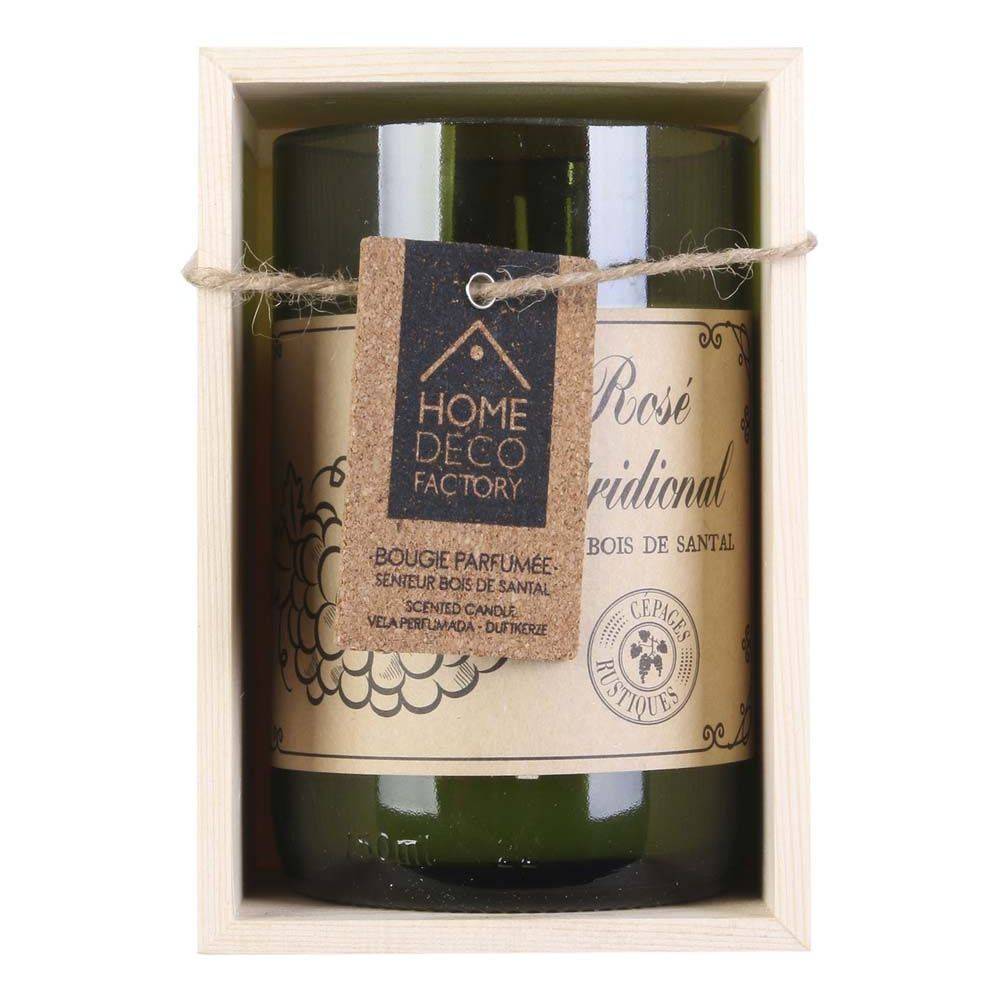 The Home Deco Factory - Bougie senteur bois de Santal en coffret oenologie Domaine rosé méridional The Home Deco Factory - Imagen 2