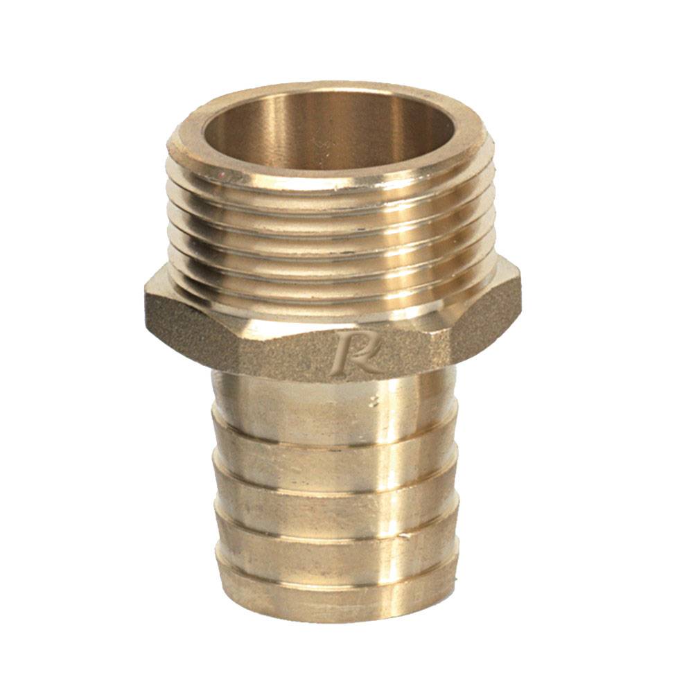Ribimex - Raccord cannelé Mâle en laiton diamètre 1 pouce - 19mm - Image 1