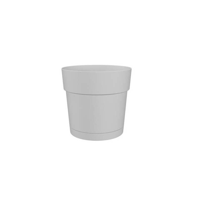 Artevasi - Pot A Fleurs Et Plantes Rond Capri Large - Plastique - Réservoir D'eau - Diametre 50 Cm - Blanc - Artevasi - Imagen 1