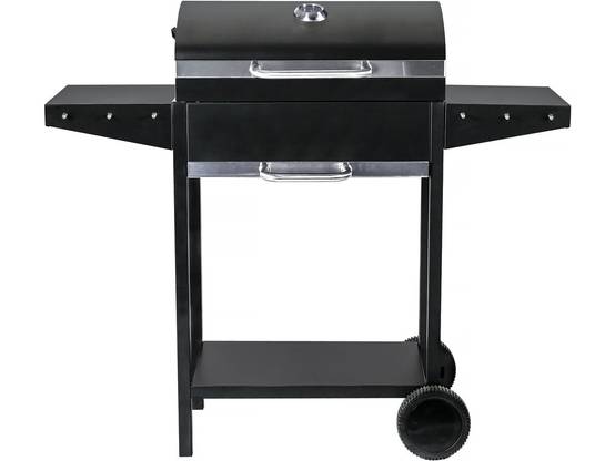 Barbecue Charbon De Bois "bizon" - 119 X 50 X 101 Cm - Noir -habitat Et Jardin - Image 1