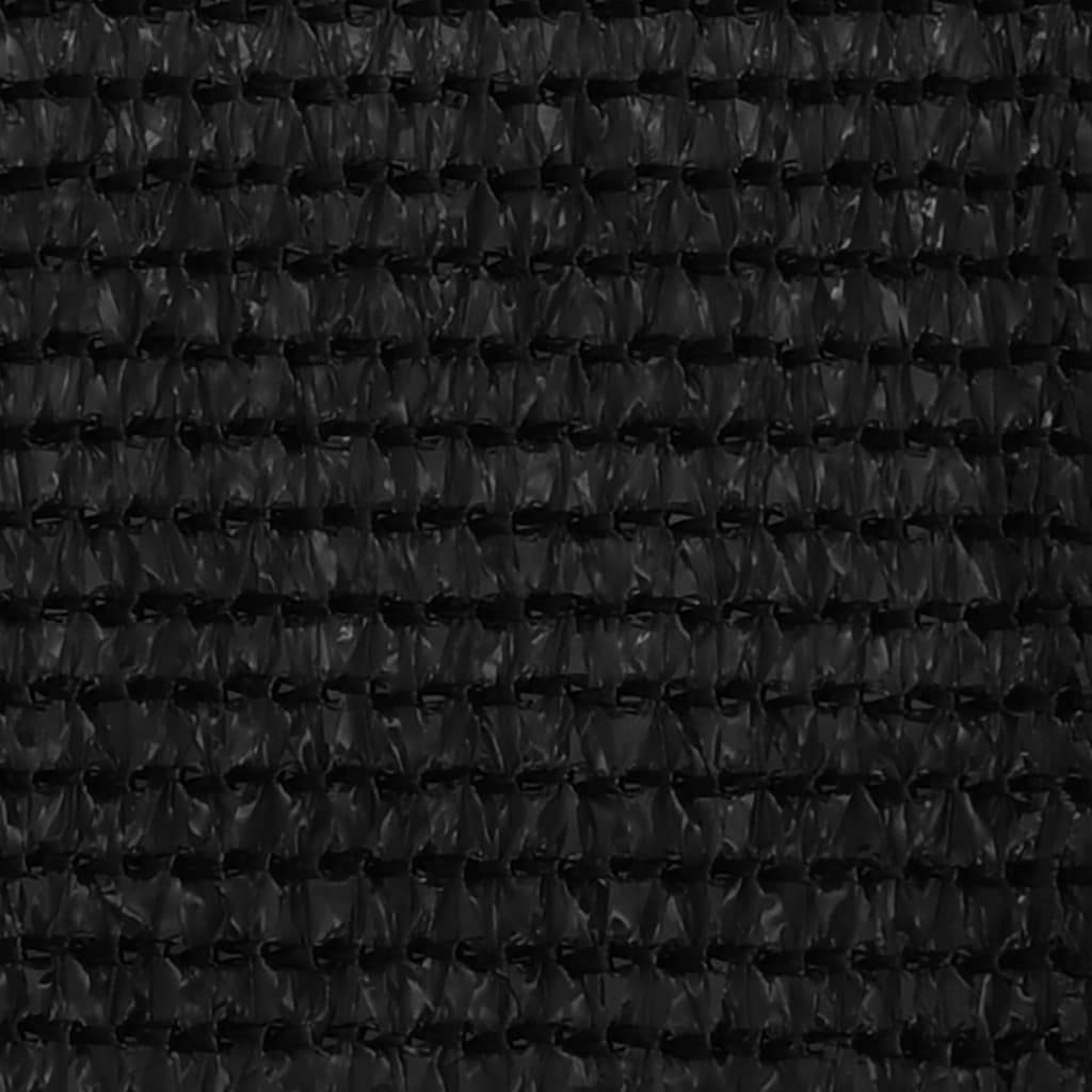 Helloshop26 - Écran de balcon brise pare vue protection confidentialité 120 x 300 cm PEHD noir - Imagen 2