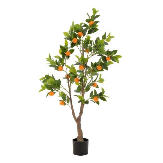 Arbre Artificiel en Pot "Oranger" 130cm Vert - Image 1