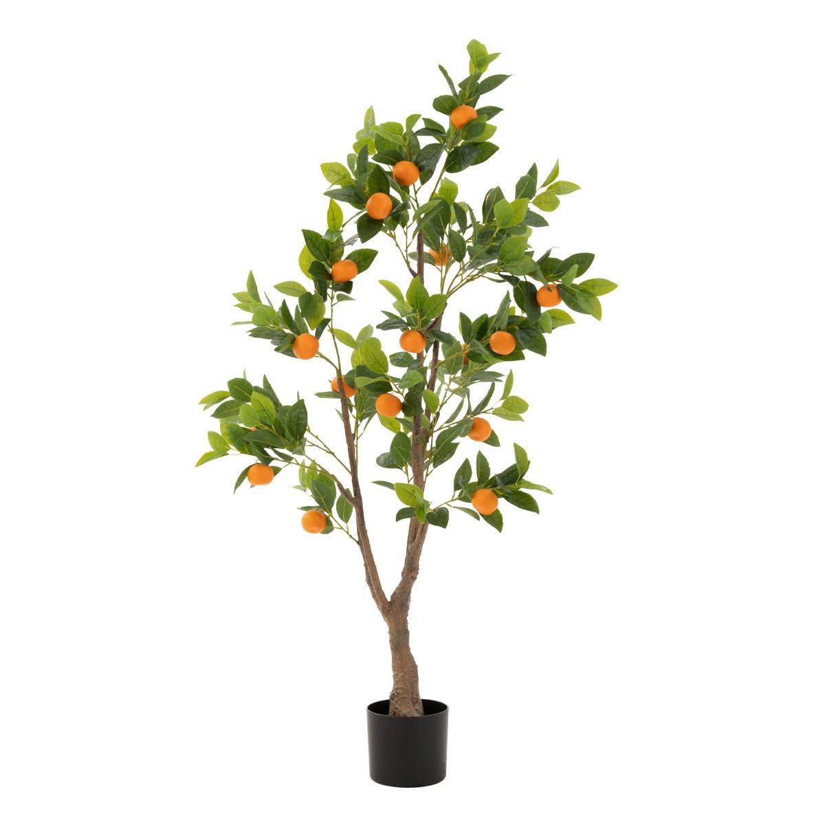 Arbre Artificiel en Pot "Oranger" 130cm Vert - Image 1