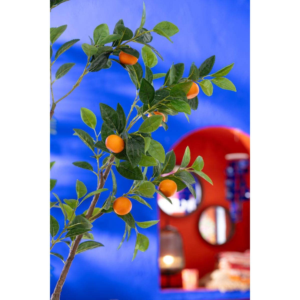 Arbre Artificiel en Pot "Oranger" 130cm Vert - Image 3