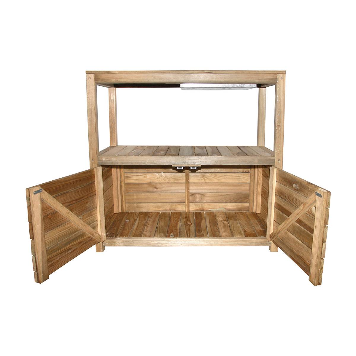Table de rempotage Œillet en bois - Cémonjardin - Imagen 2