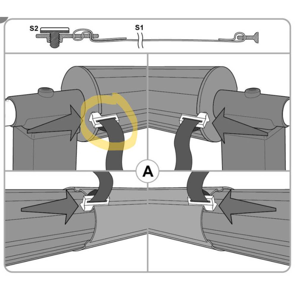 Sangles enrouleur kokido 8 sangles pour piscine - Imagen 4