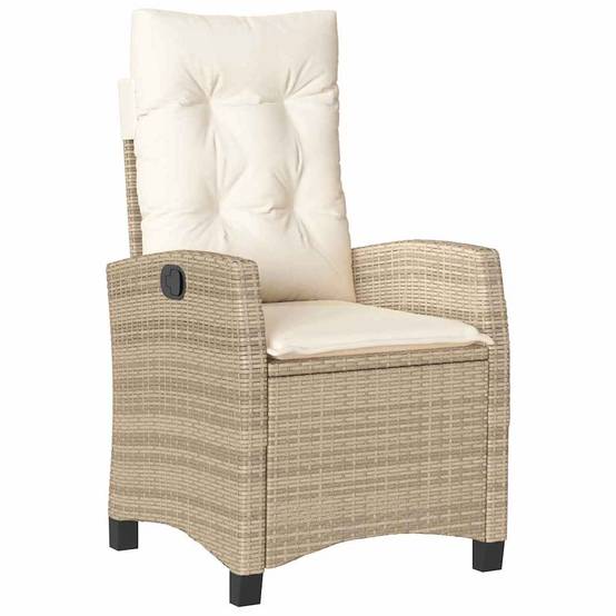 ComfortXL - Ensemble table et chaises de jardin 5 pcs en polyrotin pour 4 convives Beige – ComfortXL Outdoor Living - Image 6