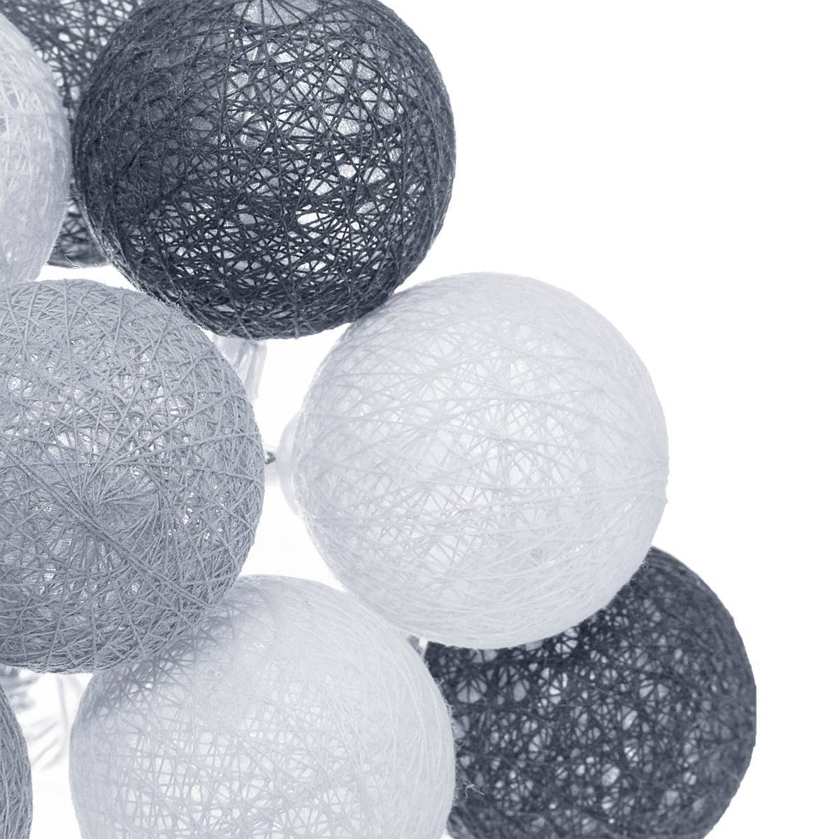 Guirlande LED outdoor "Soft" gris ardoise L435cm ATMOSPHERA CREATEUR D'INTERIEUR - Image 2
