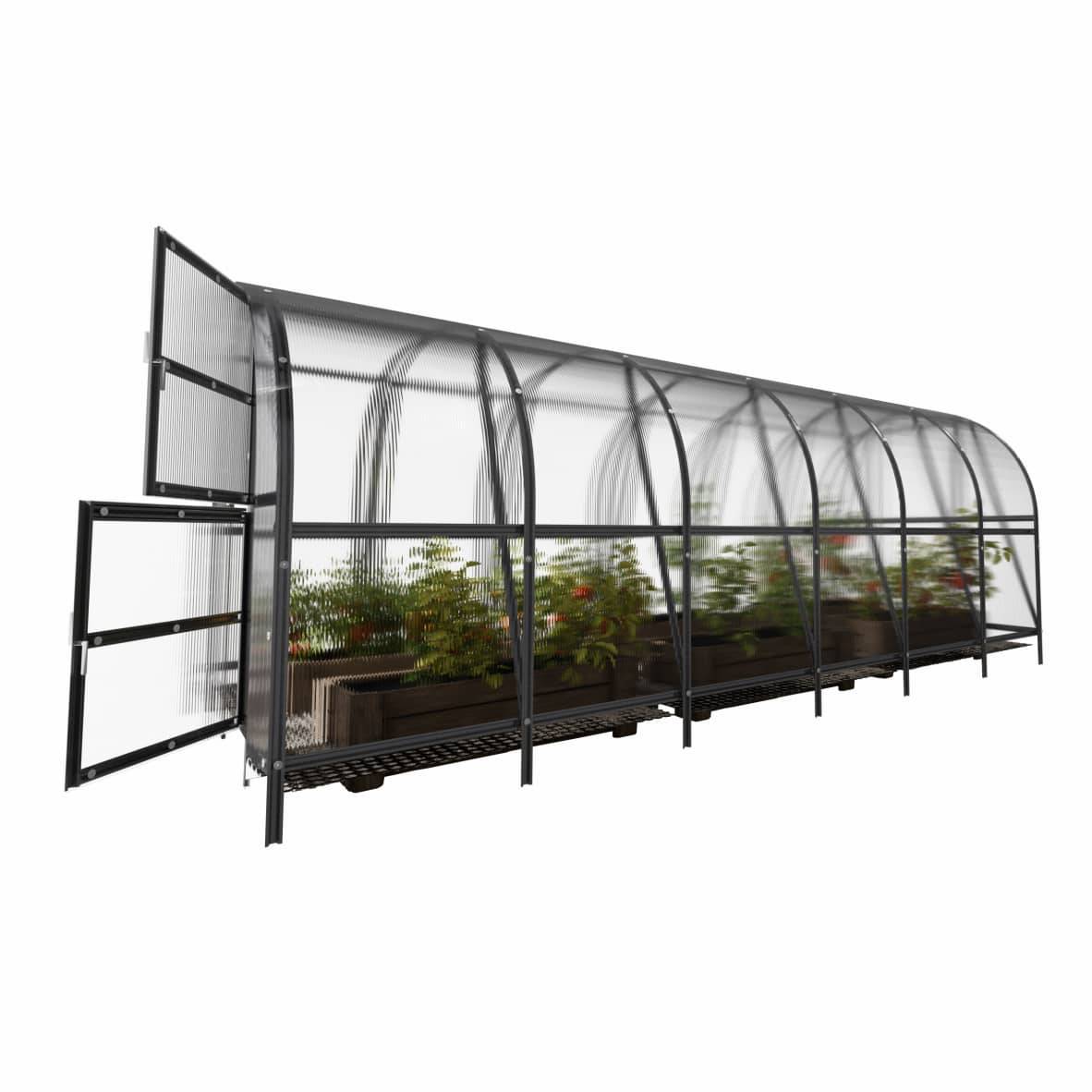 KLASIKA GREENHOUSES - Serre KLASIKA BALTIC LT 3 x 6 m (18 m²), 6 mm avec revêtement en polycarbonate - Image 5