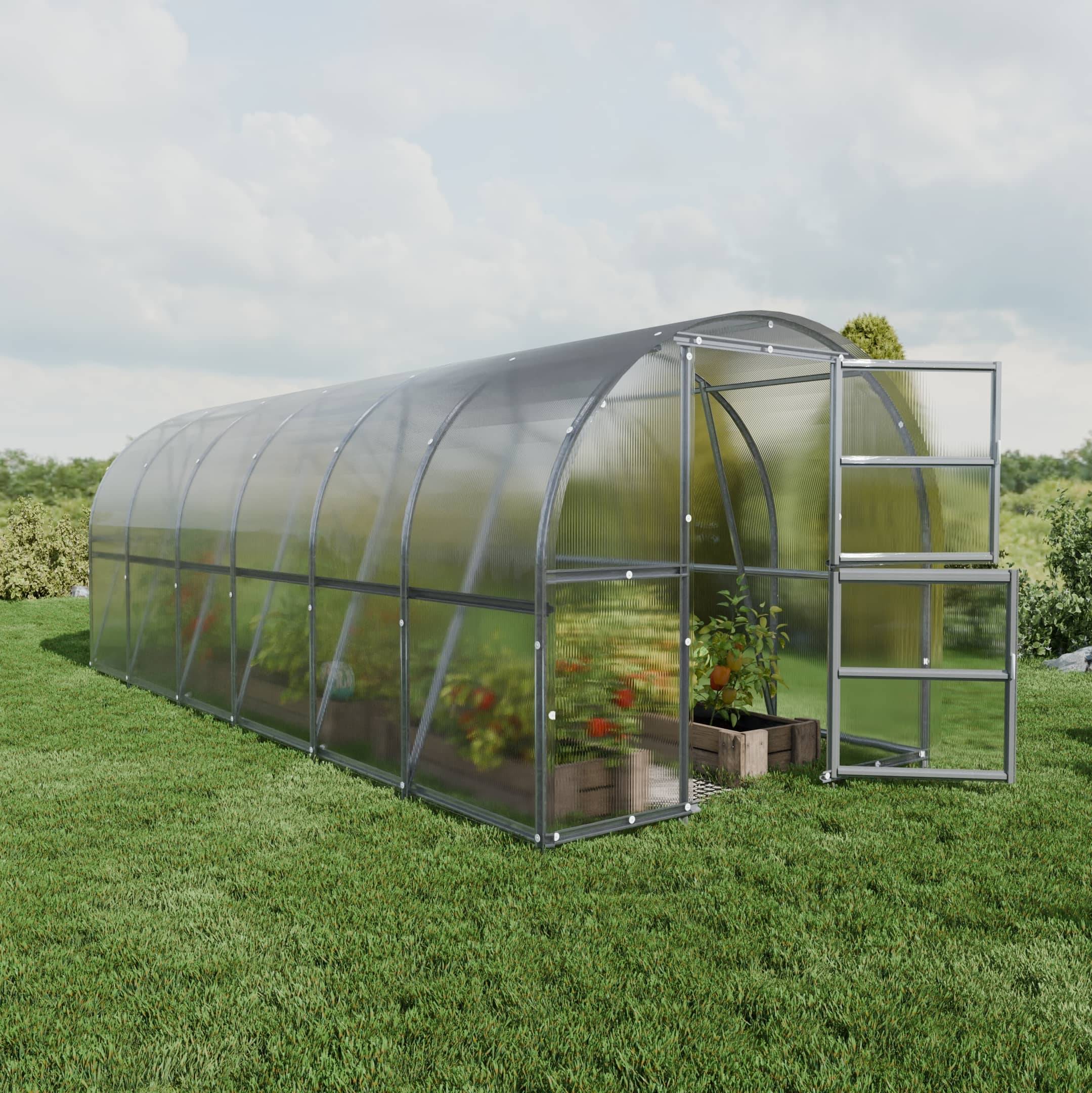KLASIKA GREENHOUSES - Serre KLASIKA BALTIC LT 3 x 6 m (18 m²), 6 mm avec revêtement en polycarbonate - Image 1