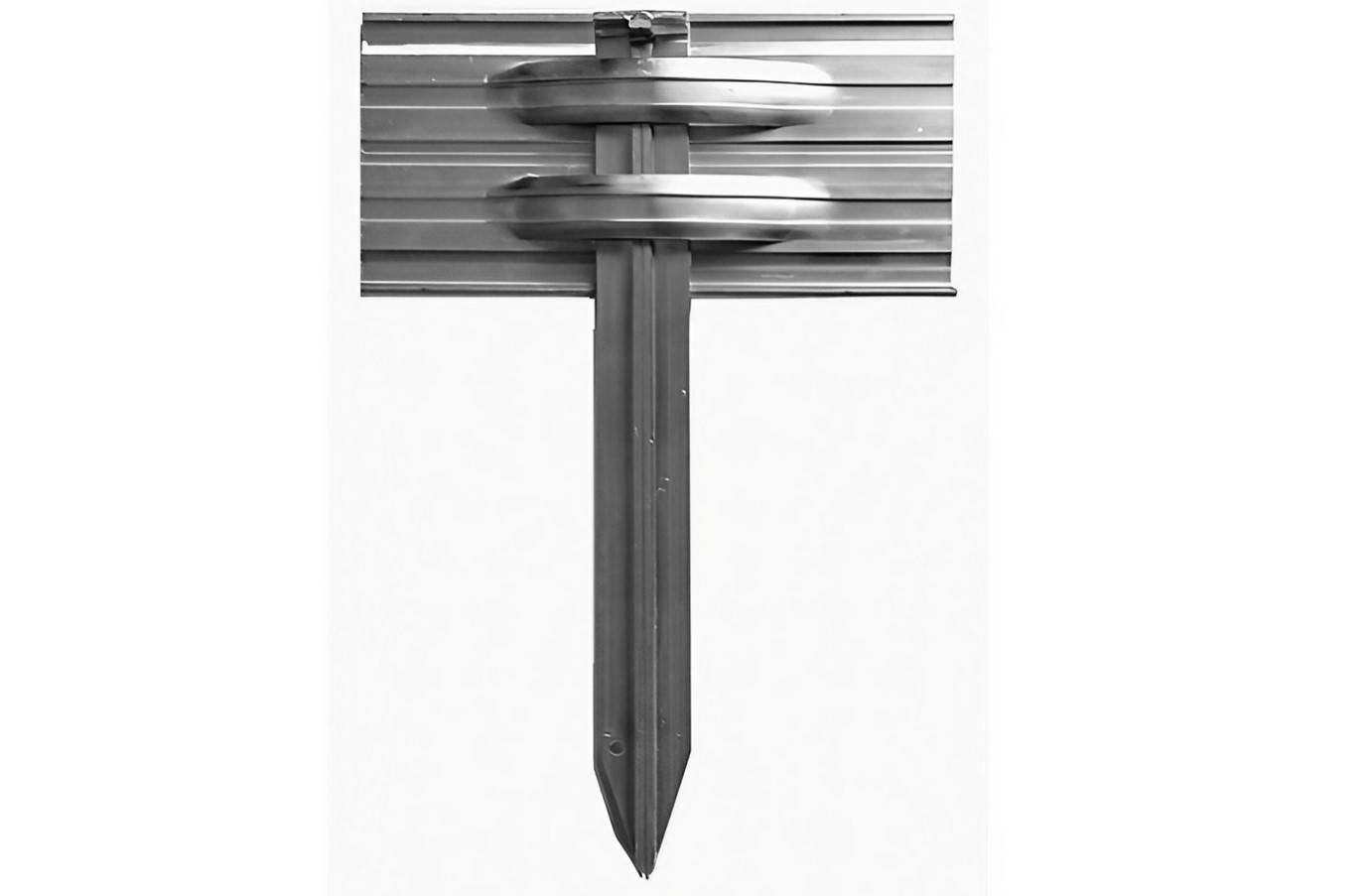 Jeu de 10 ancrages pour Bordures de jardin en aluminium ultra solide, Green-split - Image 1