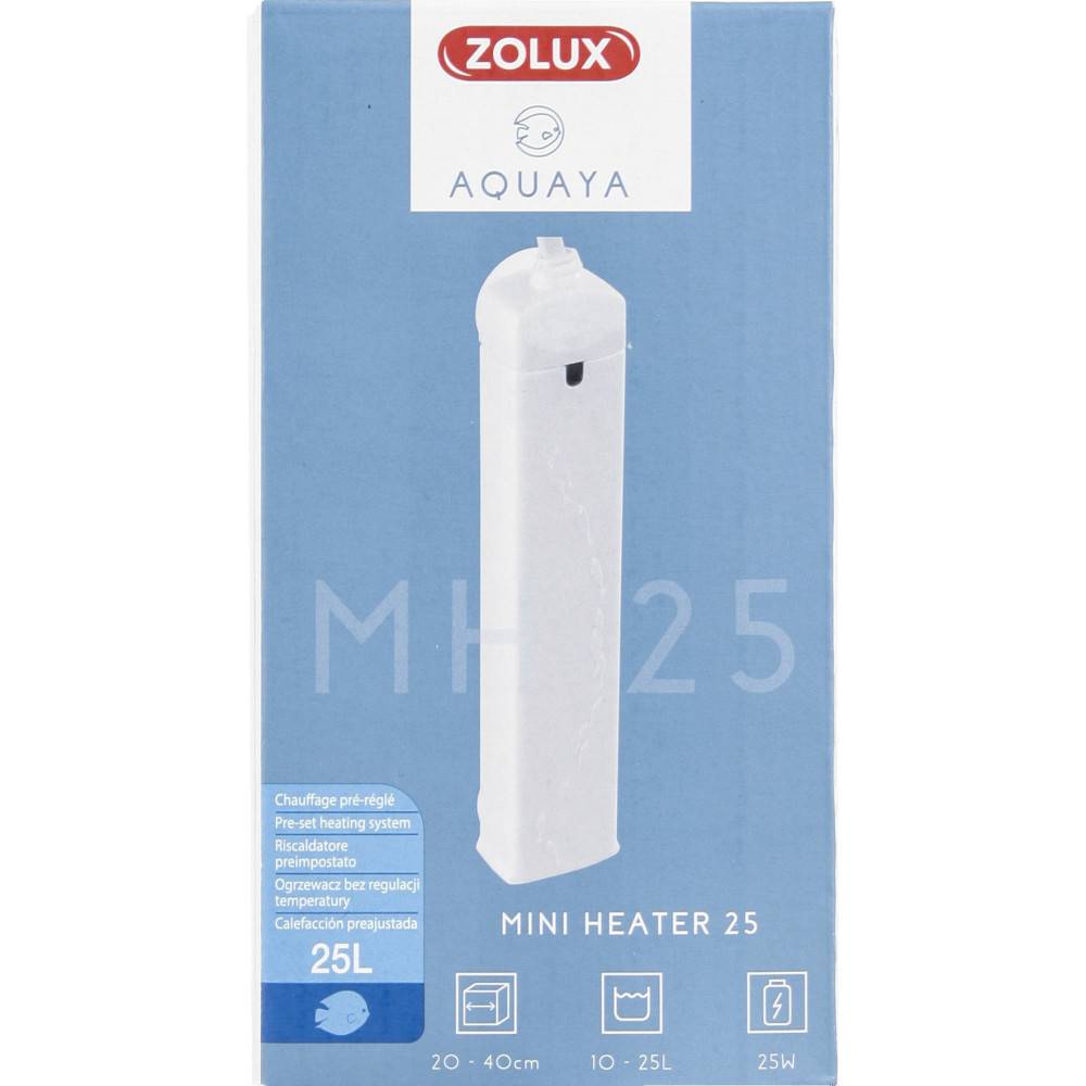 Zolux - Chauffage pré-réglé pour aquarium de 10 à 25 L puissance 23 W blanc - Image 2
