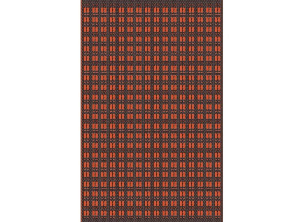 Proloisirs - Tapis d’extérieur pour salon détente ou repas paprika/graphite 240 x 150 cm PROLOISIRS - Imagen 1