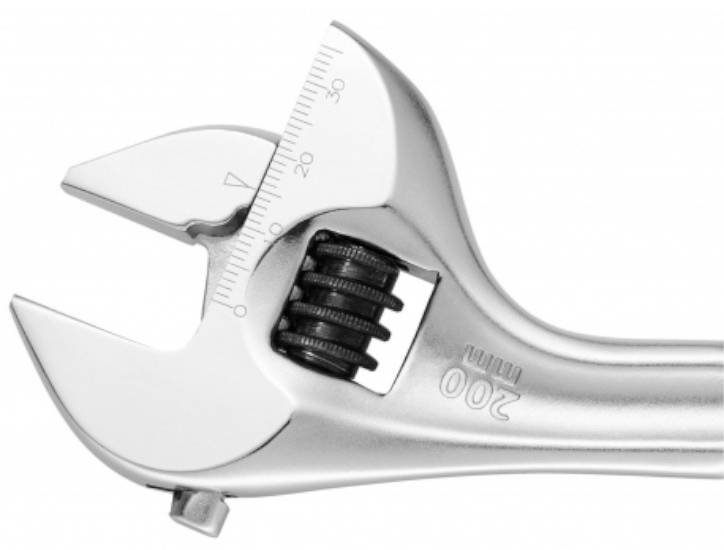 Facom - Clé à molette 8'' à manche bi-matière capacité 33mm longueur 201mm - FACOM - 101.8GPB - Imagen 3