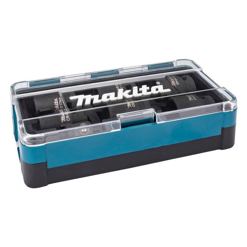 Makita - Coffret 6 douilles 1/2''+ adaptateur 1/4'' MAKITA B-69733 pour visseuses à chocs Makita - Imagen 3