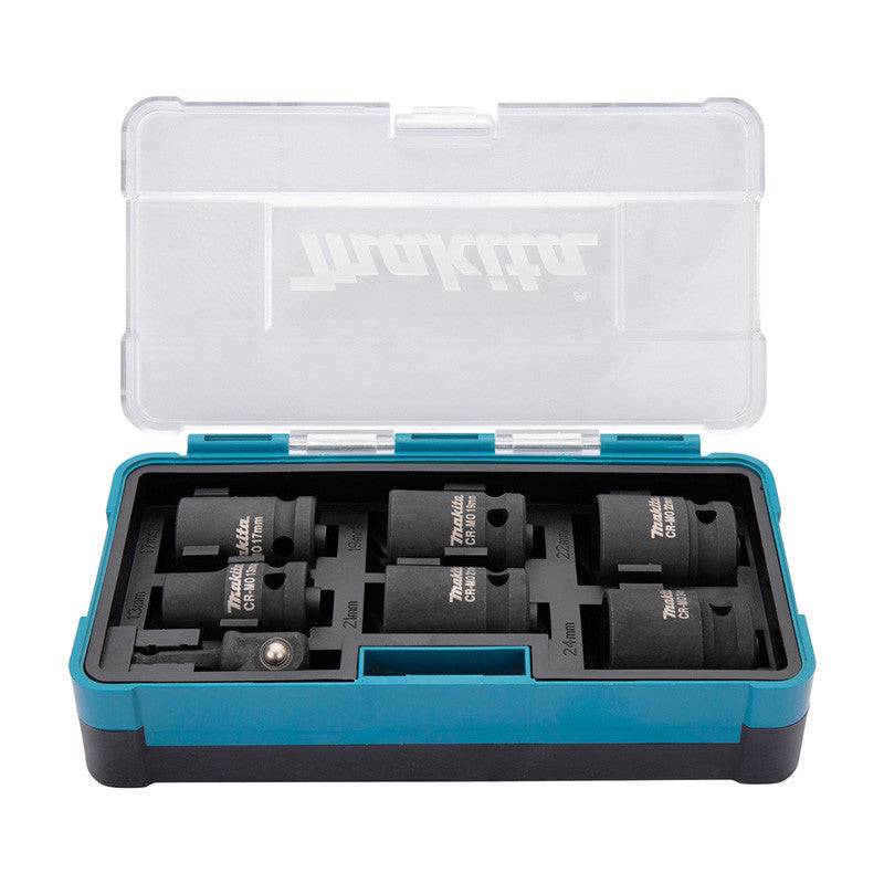 Makita - Coffret 6 douilles 1/2''+ adaptateur 1/4'' MAKITA B-69733 pour visseuses à chocs Makita - Imagen 2
