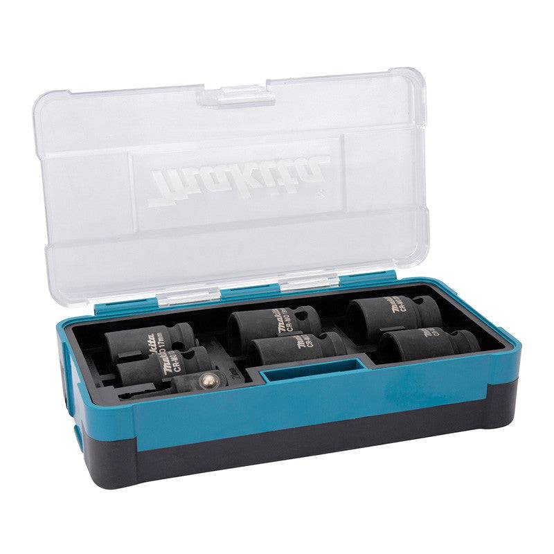 Makita - Coffret 6 douilles 1/2''+ adaptateur 1/4'' MAKITA B-69733 pour visseuses à chocs Makita - Imagen 1
