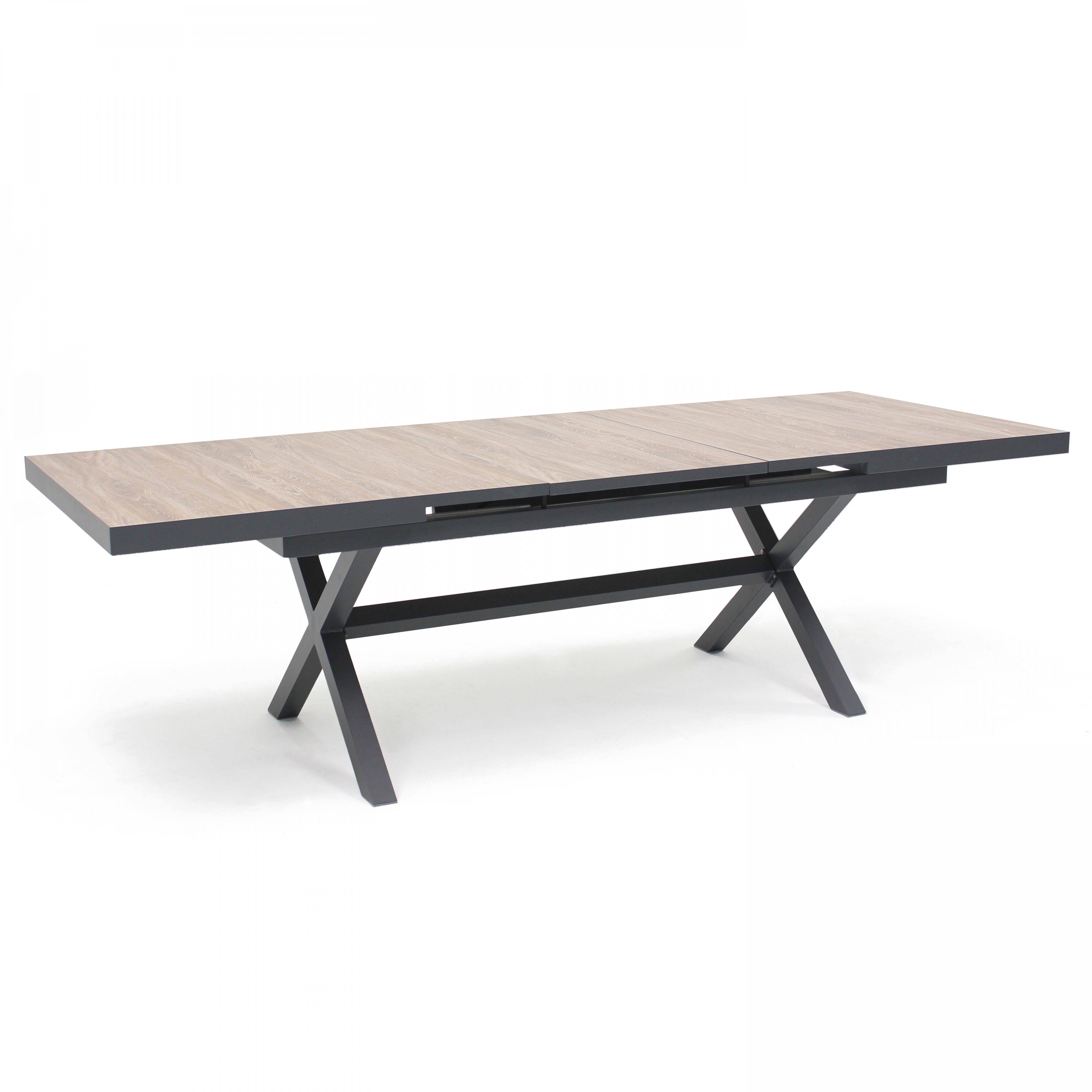 Oviala - Table extensible 10 places en aluminium et céramique Tivoli - Oviala - Image 1