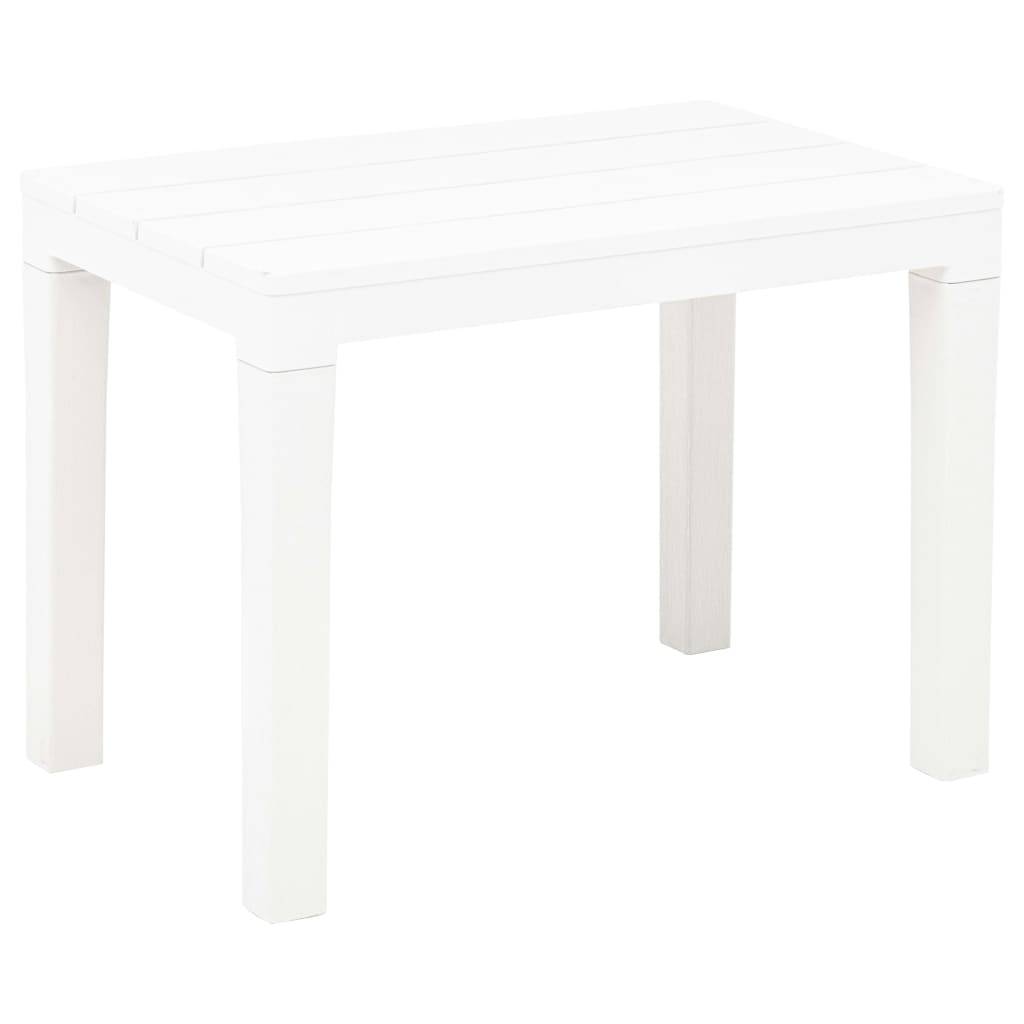 ComfortXL - Lot de 2 Bancs Jardin Plastique Aspect Bois Entretien Facile Blanc 60 cm – ComfortXL Outdoor Living - Image 2