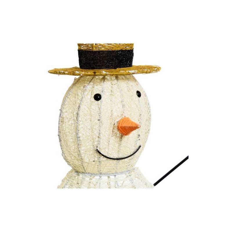 Lotti - Bonhomme de neige lumineux 3D H120cm 260 LED ambré fixe Timer extérieur Smart Connect 31V professionnel Lotti - Imagen 6