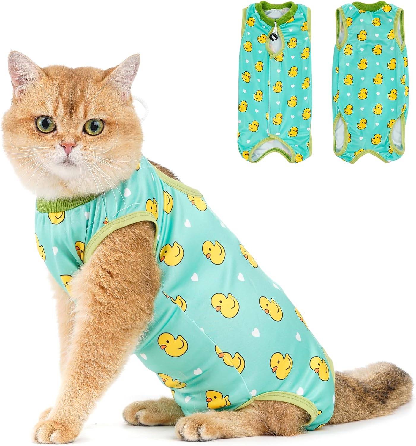 Combinaison de Récupération pour Chat Anti Léchage Canard M