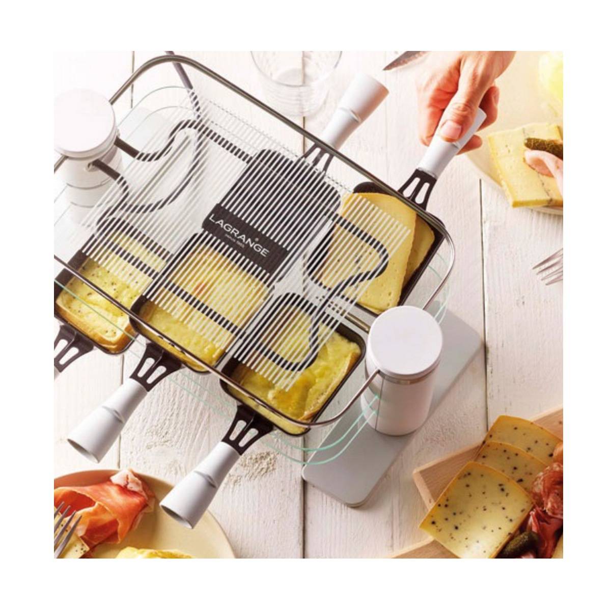 Appareil à raclette 6 personnes 750w 79601 Lagrange - Image 3