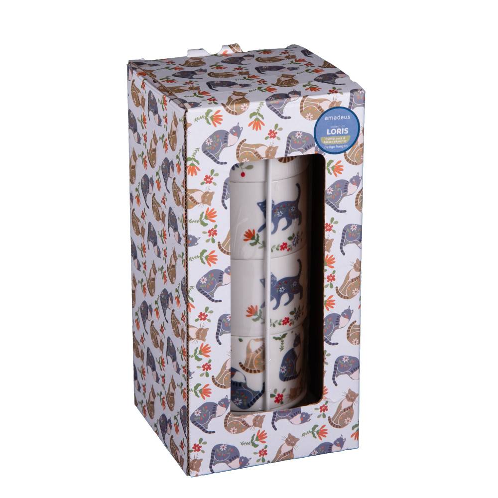 Amadeus - Caja rack 4 tazas Loris 10cl - Imagen 2