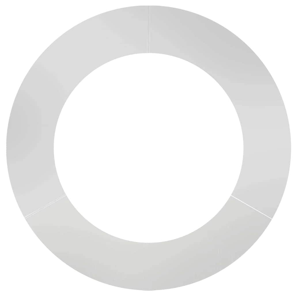 Entourage d'Arbre Plat Acier Galvanisé pour Jardin Protection Parterre Ø90 cm Gris - ComfortXL Outdoor Living - Image 5