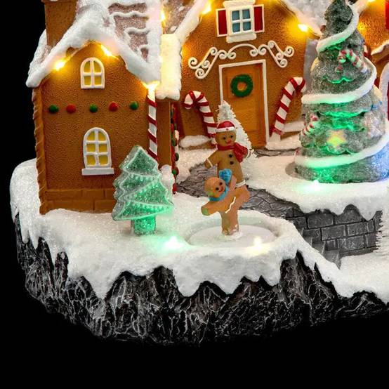 Village lumineux gourmand musical 25 LED ATMOSPHERA CREATEUR D'INTERIEUR - Image 4