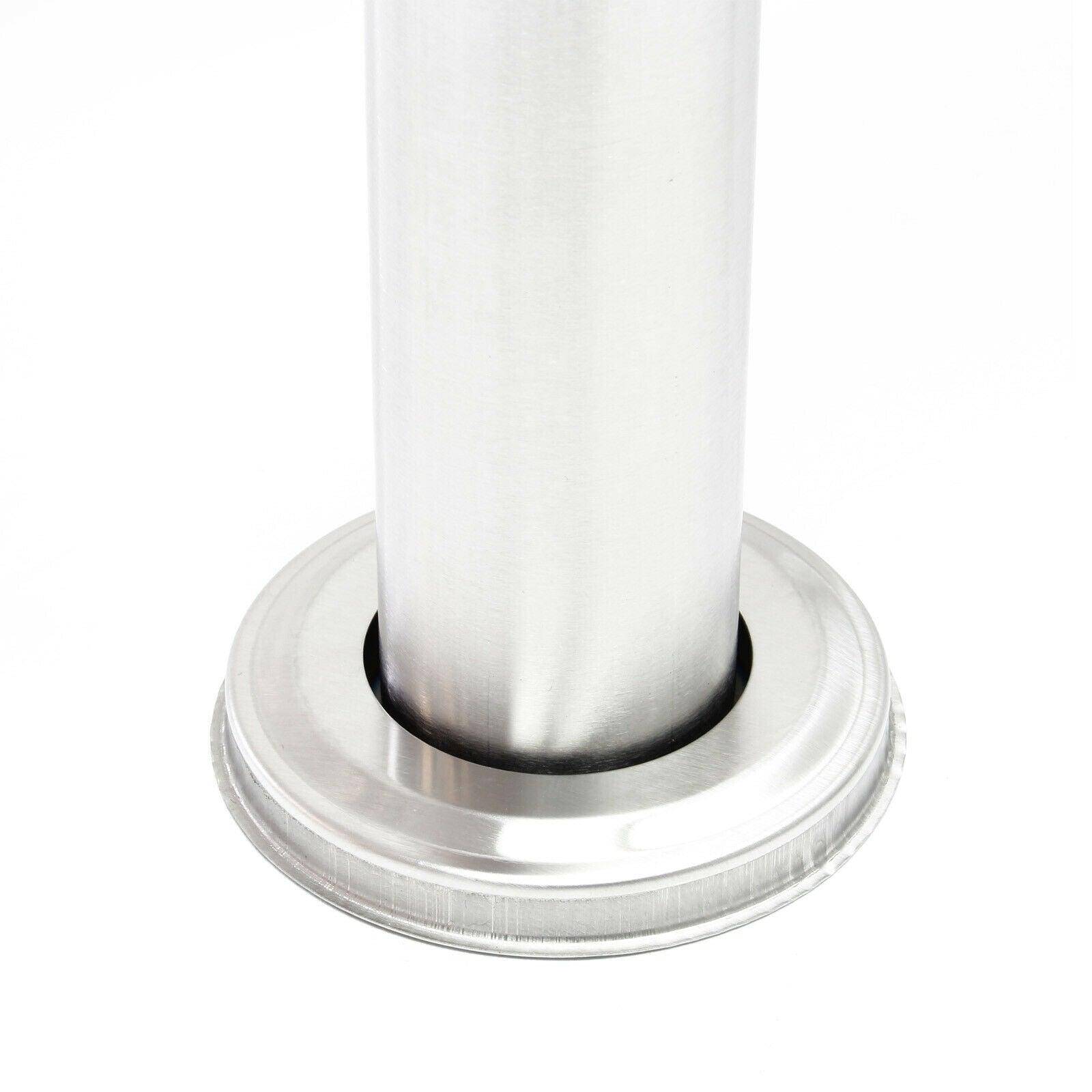 Helloshop26 - Bloc 10 boites aux lettres pied support 2x5 compartiments superposés acier inoxydable - Imagen 4