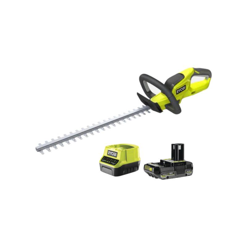 Ryobi - Pack RYOBI Taille-haies OHT1845 - 18V One+ - 1 Batterie 2.0Ah - 1 Chargeur rapide