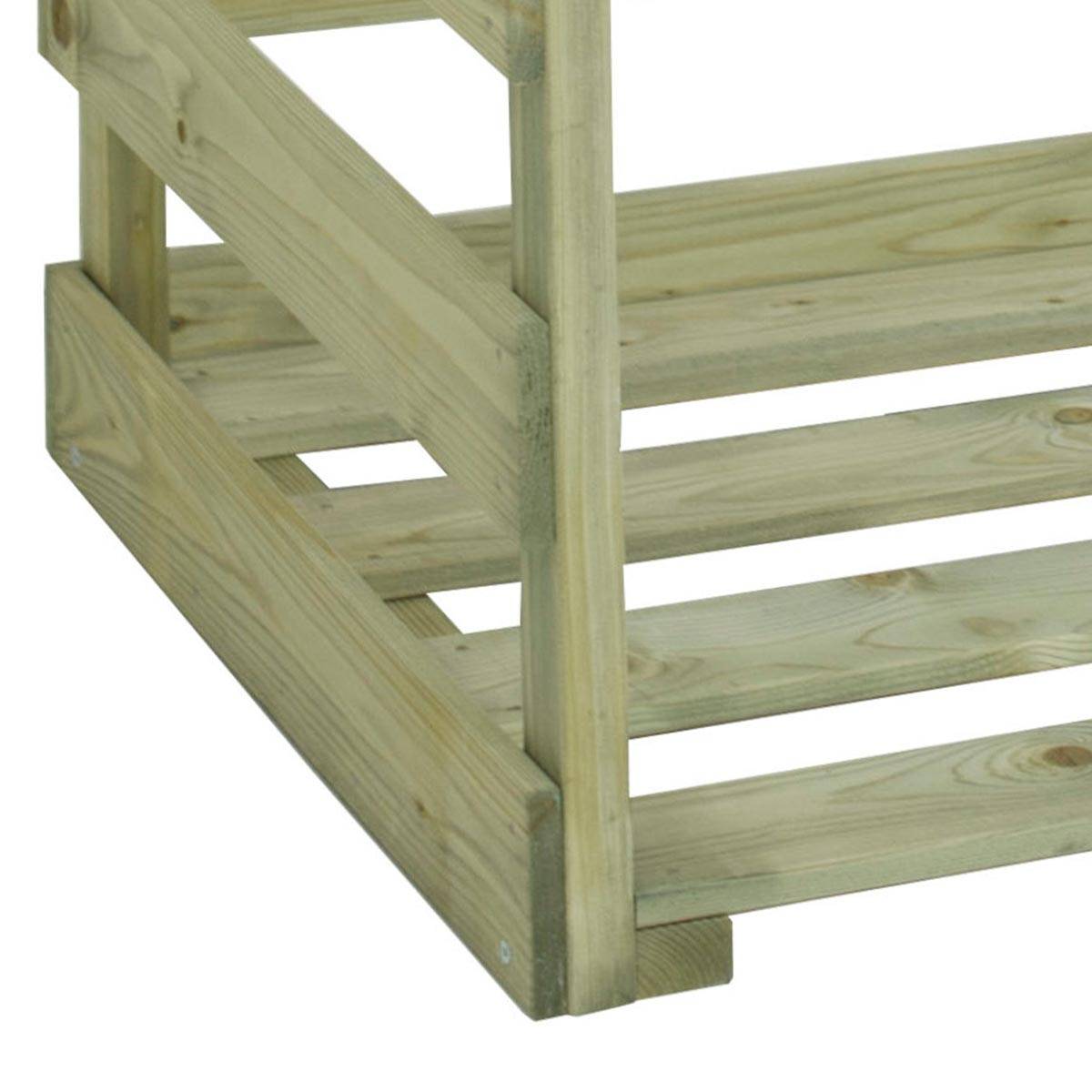 Abri bûches en bois Chamonix - 1,5 stères - Cémonjardin - Imagen 4