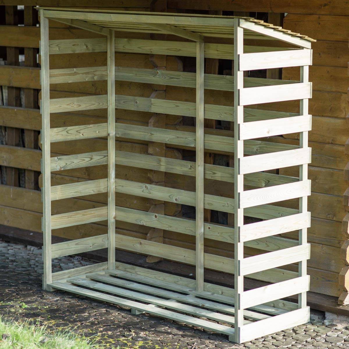 Abri bûches en bois Chamonix - 1,5 stères - Cémonjardin - Imagen 1