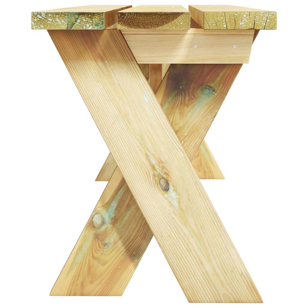 Helloshop26 - Banc de jardin meuble de patio d'extérieur terrasse 110 x 36 x 44 cm bois de pin imprégné - Imagen 3