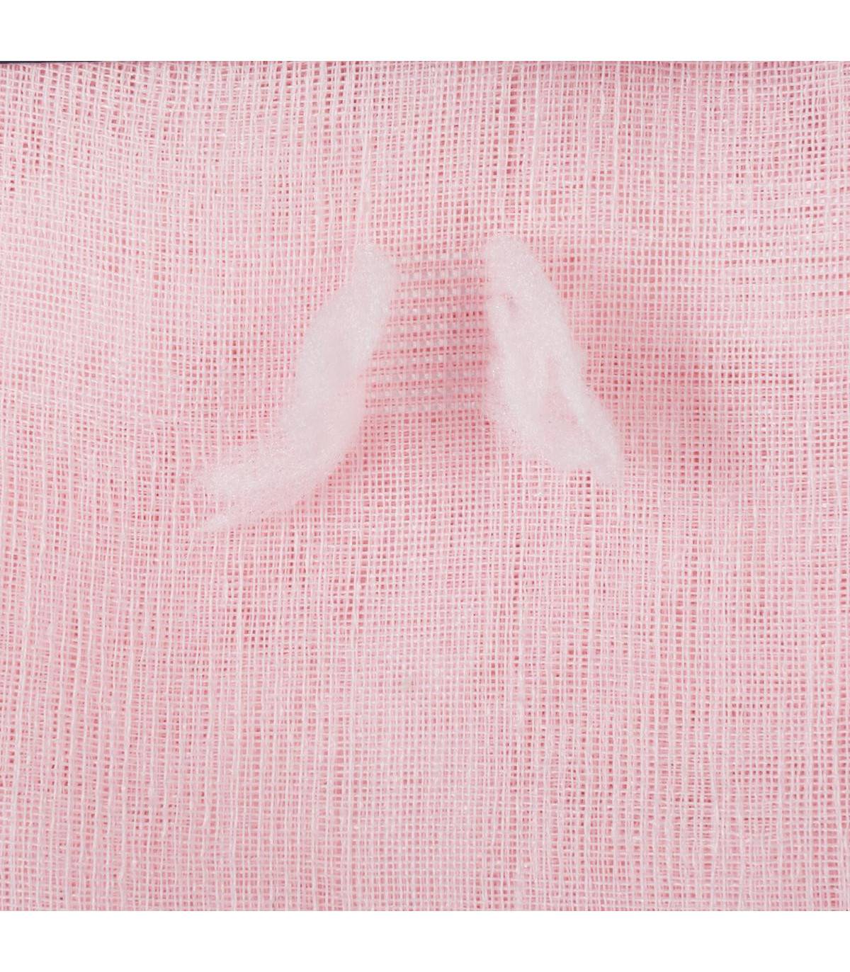 Voilage à œillets Rose motif petits pompons 140 x 240 cm - Imagen 3