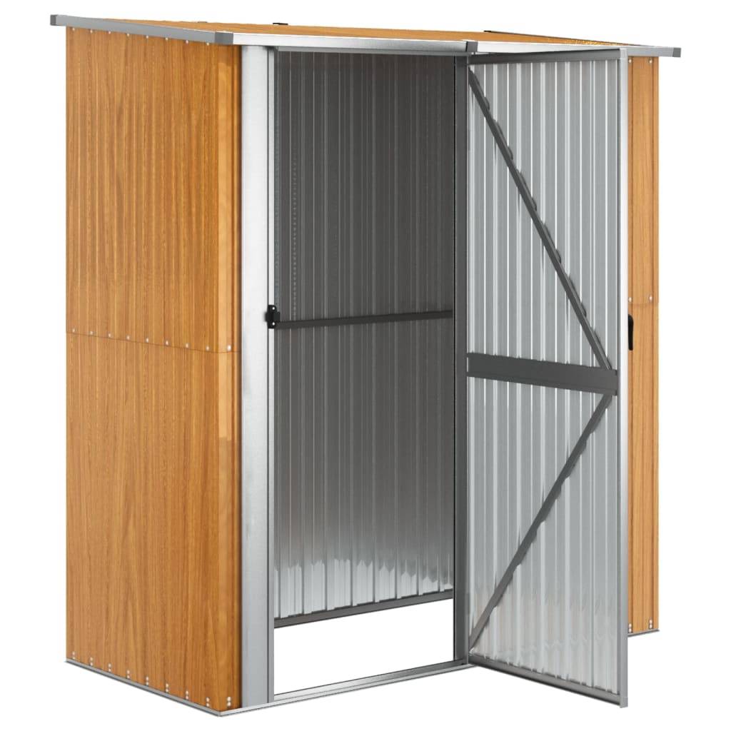 Vidaxl - Abri de jardin 180,5 x 97 x 209,5 cm Acier galvanisé Aspect bois vidaXL 150906 - Image 9