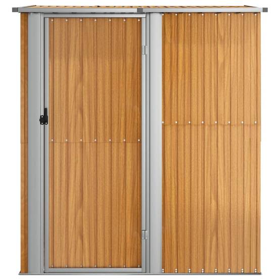 Vidaxl - Abri de jardin 180,5 x 97 x 209,5 cm Acier galvanisé Aspect bois vidaXL 150906 - Image 8