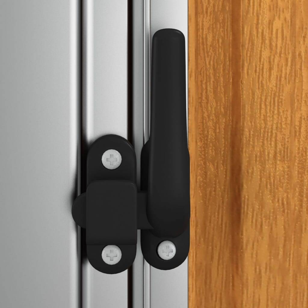 Vidaxl - Abri de jardin 180,5 x 97 x 209,5 cm Acier galvanisé Aspect bois vidaXL 150906 - Image 5