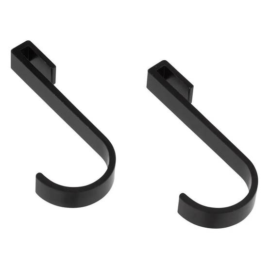 Étagère d'Angle de Douche "Adhésif" 29cm Noir - Image 3
