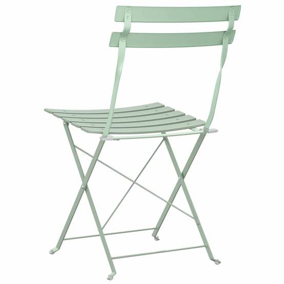 Prolenta Premium - Chaises de jardin métal vert 42 x 46 x 82 cm - Prolenta premium p358.1 - Image 7