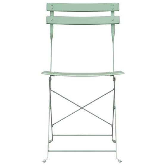 Prolenta Premium - Chaises de jardin métal vert 42 x 46 x 82 cm - Prolenta premium p358.1 - Image 5