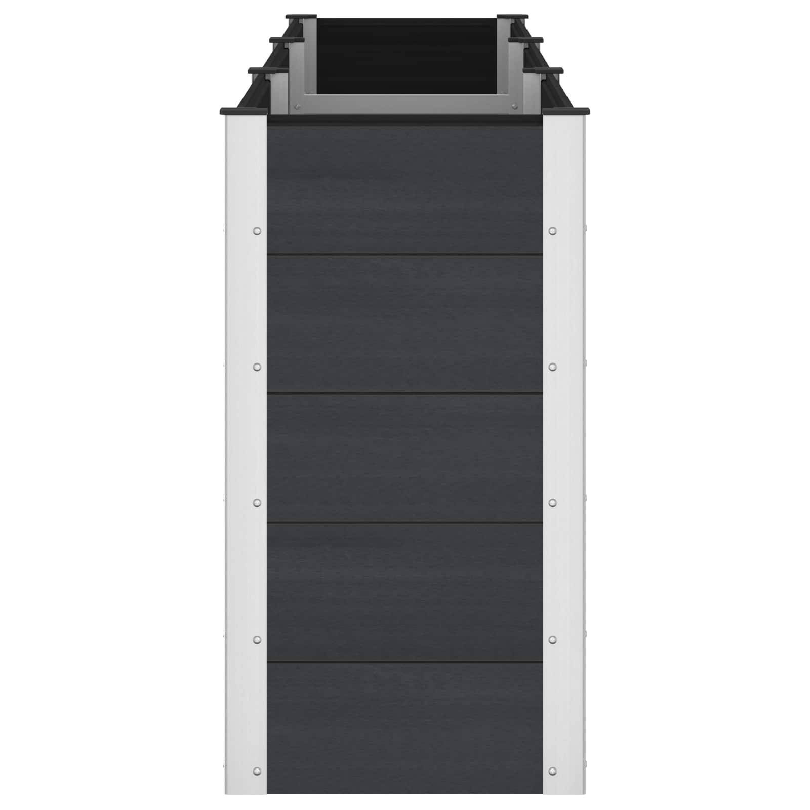 Prolenta Premium - Jardinière aluminium noir 300 x 50 x 91 cm - Prolenta premium p3266.7 - Image 4