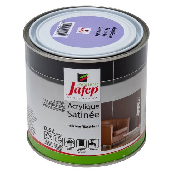 Peinture acrylique satinée lavande Jafep 0,5l 0,5 L - 0,5 L - Image 2