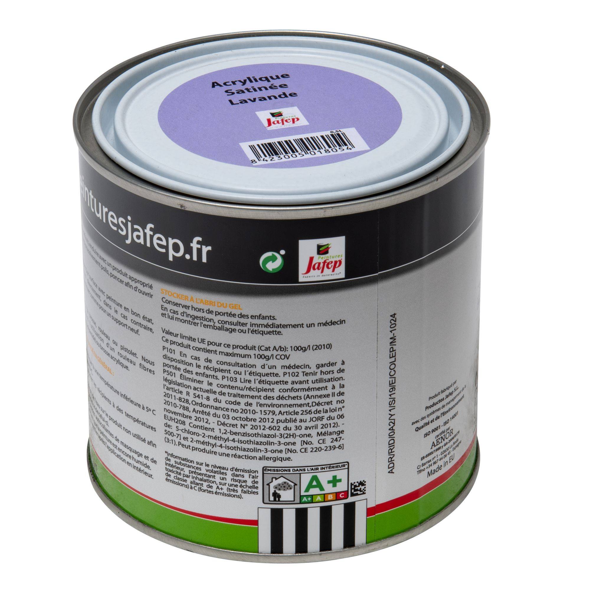 Peinture acrylique satinée lavande Jafep  0,5l  0,5 L - 0,5 L - Image 4